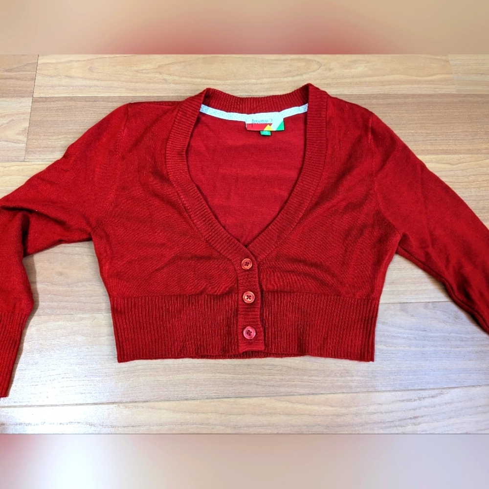 Crop top cardigan
